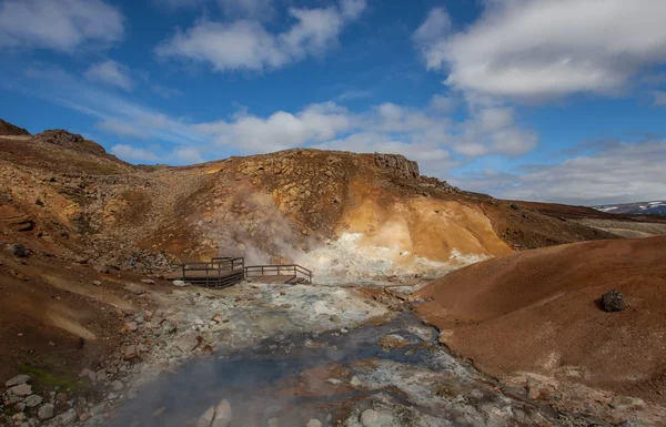 Geotermiska området — Stockfoto