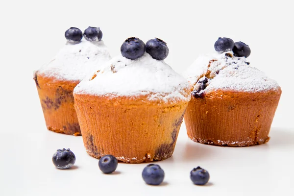Ev yapımı blueberry muffins — Stok fotoğraf