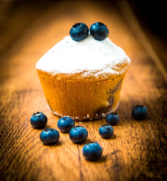 Muffin Blueberry buatan sendiri — Stok Foto