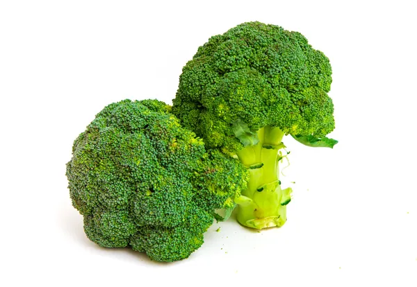 Brócoli aislado sobre fondo blanco —  Fotos de Stock