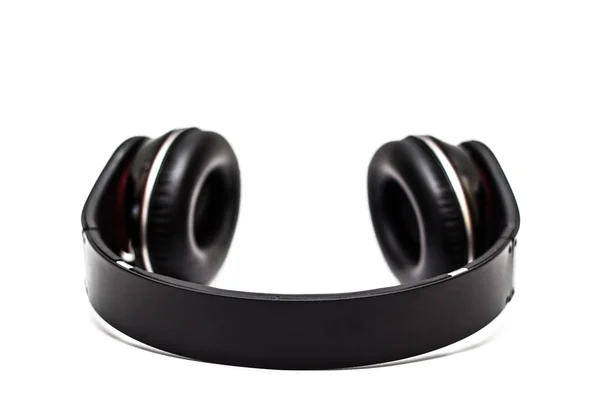Чорні навушники — стокове фото