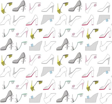 Shoes of various colors