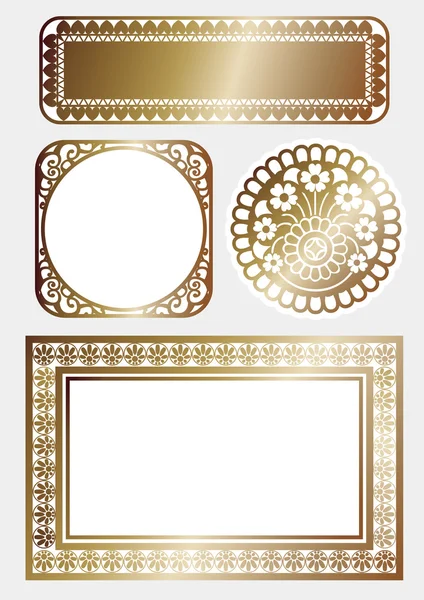 Frame of Art Nouveau — Stock Vector
