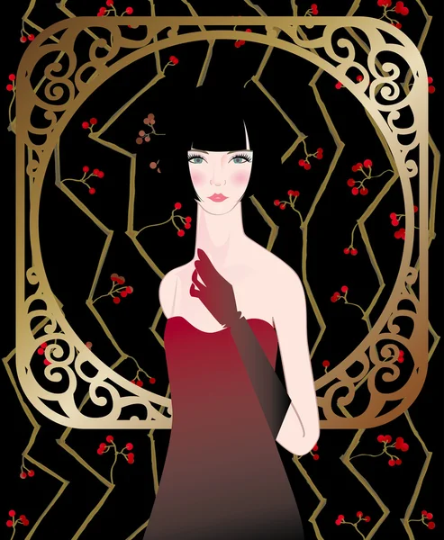 Japon bitki ve kadınlar