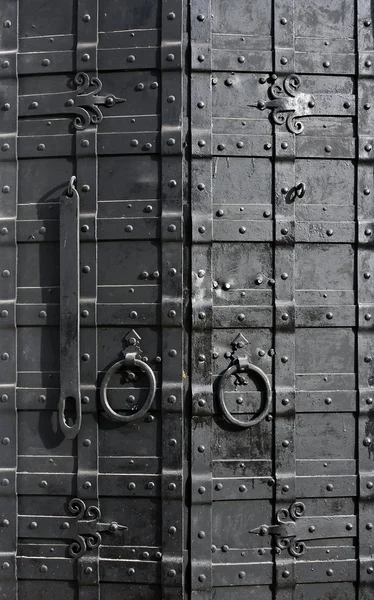 Sturdy metal door — Stock Photo, Image