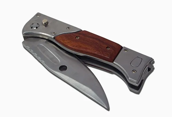 Складной штыковый нож — стоковое фото