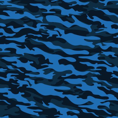 soyut mavi ordu kusursuz model tasarım vektörü, mavi ordu kamuflaj arka planı