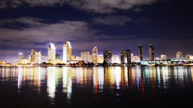 San diego gece cityscape