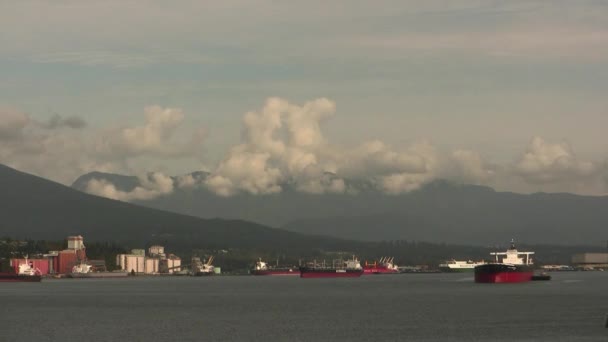 Paisaje urbano de Vancouver — Vídeo de stock