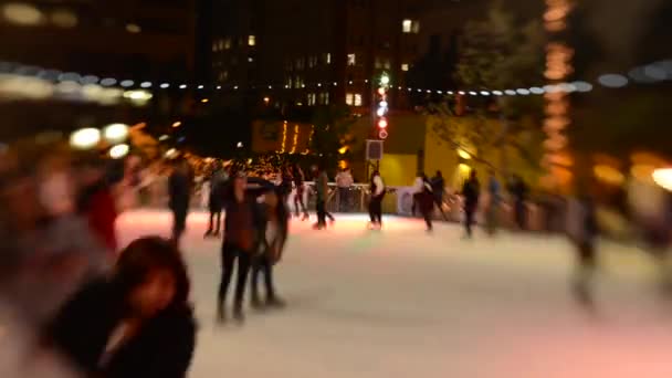 Ice Skating — Stock Video