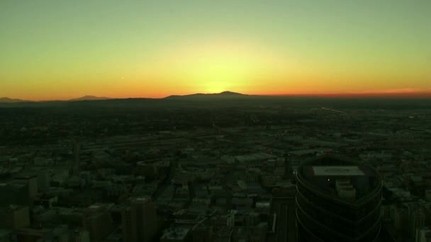 Downtown La Sunrise — Stock video