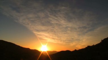 çöl sunrise