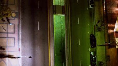 gece trafik sokak