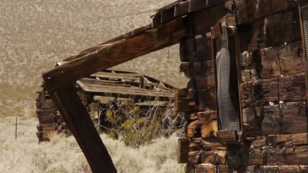 Ghost Town nel deserto — Video Stock