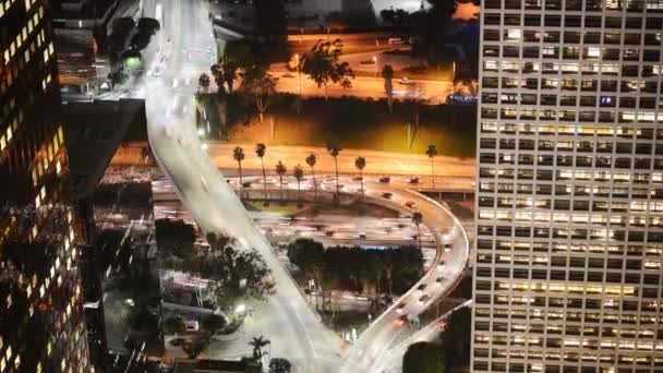 Autopista del centro Tráfico — Vídeos de Stock