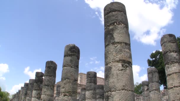 Майянская руина Чичен-Ица — стоковое видео