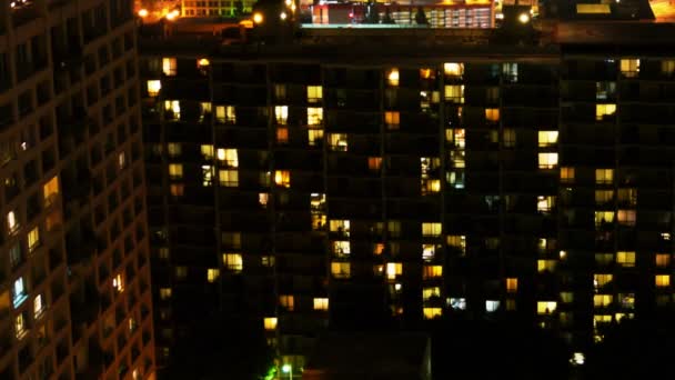 Urbain Immeuble nuit 