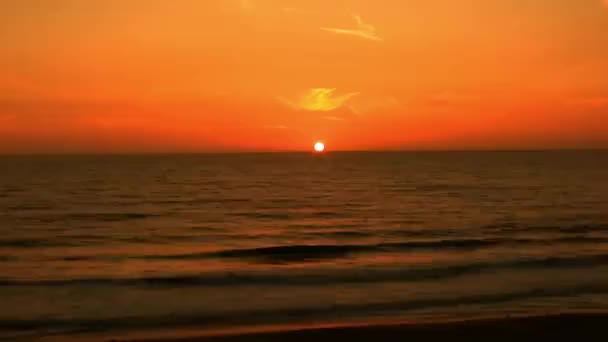 Tramonto spiaggia — Video Stock