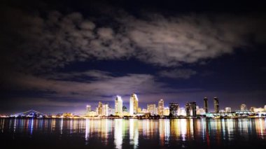 San diego gece cityscape
