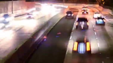 gece karayolu trafik