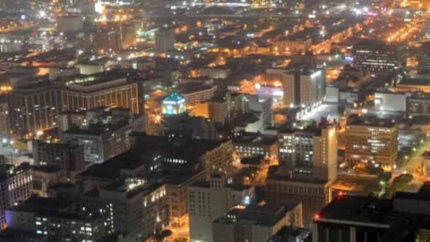 Stad uit te bouwen terug naar boven — Stockvideo