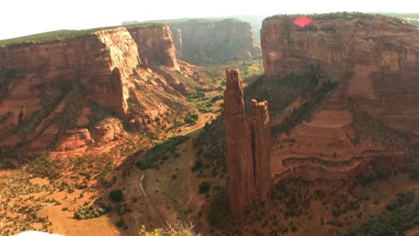 Spider Rock al atardecer — Vídeos de Stock