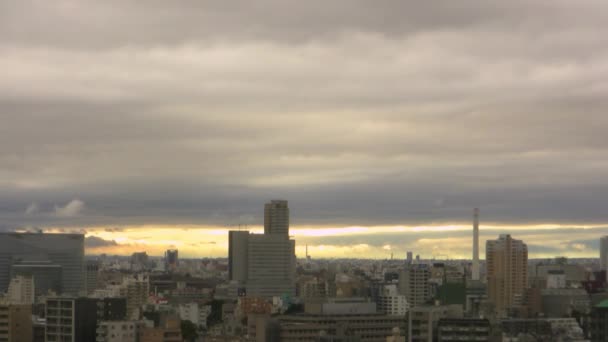 Tokyo cityscape — Stok video