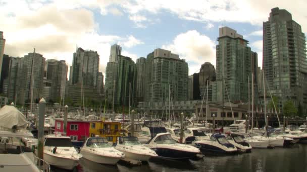 Ванкувер Skyline — стоковое видео