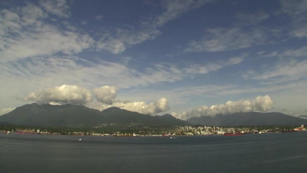 Panoráma města Vancouver — Stock video