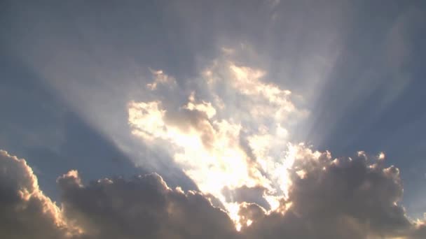 Coucher de soleil Cloudscape — Video