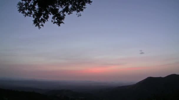 Puesta de sol en Santa Barbara — Vídeo de stock