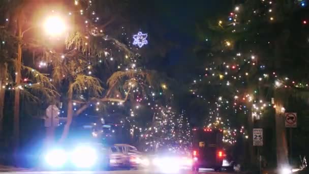 Iluminação de Natal — Vídeo de Stock