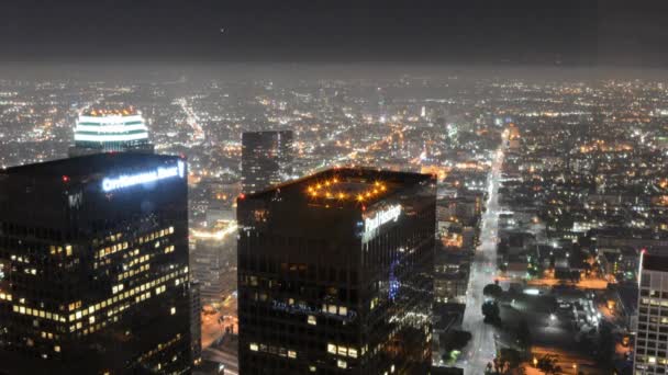 Cidade do topo do edifício — Vídeo de Stock