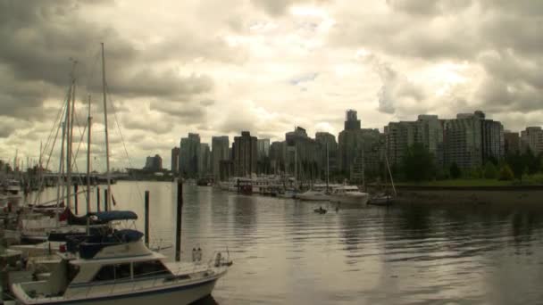 Vancouver manzarası — Stok video