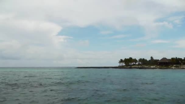 Plage de récifs coralliens tropicaux — Video