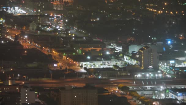 从建筑物顶部的城市 — 图库视频影像