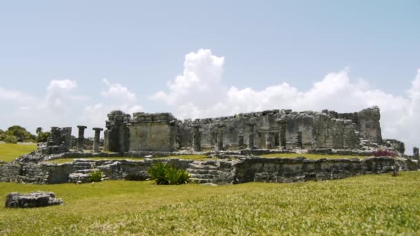 Ruína Maia de Tulum — Vídeo de Stock