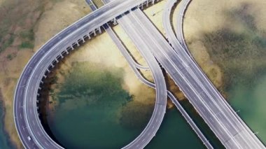 Balis Endonezya 'nın tepeden tırnağa yeni geçiş yolu görüntüleri