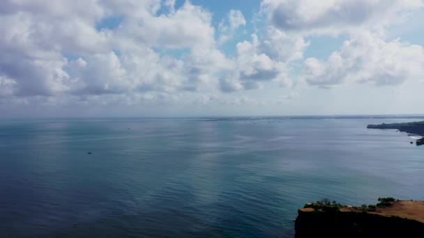 Aerial view of tropical beach Balangan, Bali, Indonesia — Stock Video