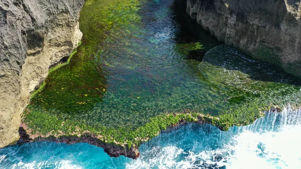 Andělé Billabong, Bizarní náměstí, Nusa Penida Bali Indonésie — Stock fotografie