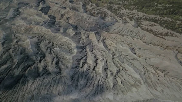 インドネシア・ブロモ山の麓の火山土の質感 — ストック写真