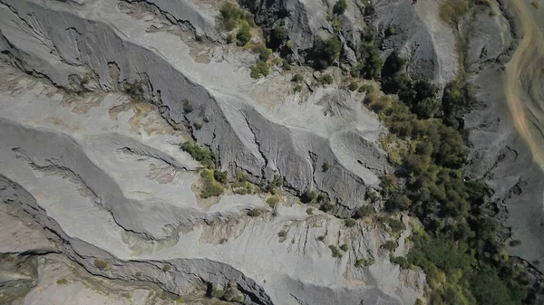 Mountain Texture terrain at Gunung Bromo. Bromo Tengger Semeru National Park Indonesia — Stock Photo, Image