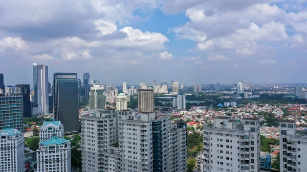 Aerial Photo Apartment Environment Jakarta — Stock Photo, Image