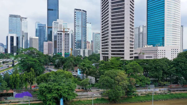 Jakarta Officially Special Capital Region Jakarta Biggest Most Populous City — Foto de Stock