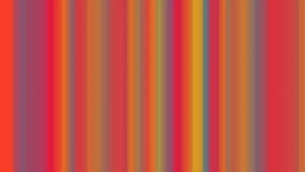 Abstracte Kleurrijke Gladde Strepen Golf Achtergrond — Stockvideo