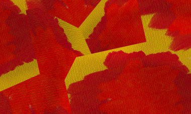 kırmızı ve sarı renk tasarımı arkaplanı