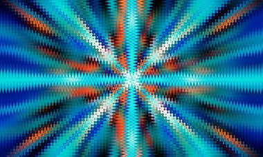 colorful blue and orange abstract art  background