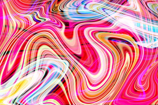 彩色红粉大理石效果抽象背景 — 图库照片