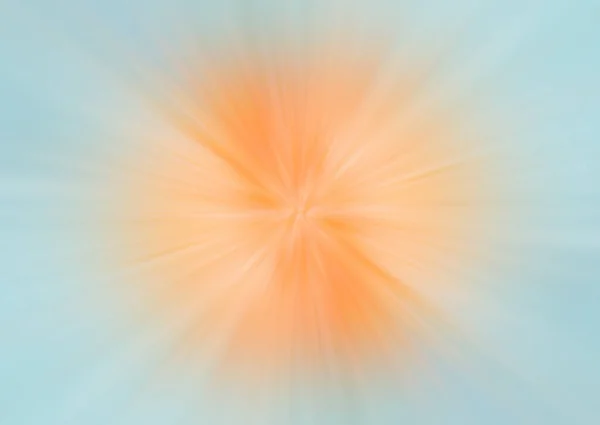 Miękki Niebieski Pomarańczowy Kolor Sunburst Koncepcja Tła — Zdjęcie stockowe