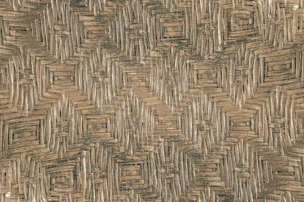 Коричнева Бамбукова Ткацька Текстура Традиційного Азіатського Мистецтва Дизайну Ремесел — стокове фото